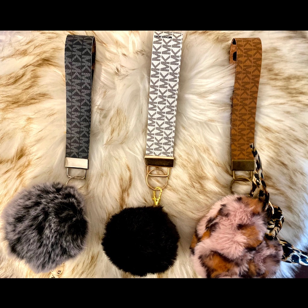 - Designer Wristlet Keychains